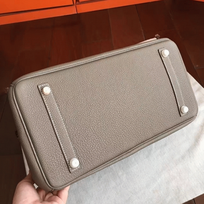Etoupe Replica Luxury Hermes Birkin 40cm Large Bag angle 4