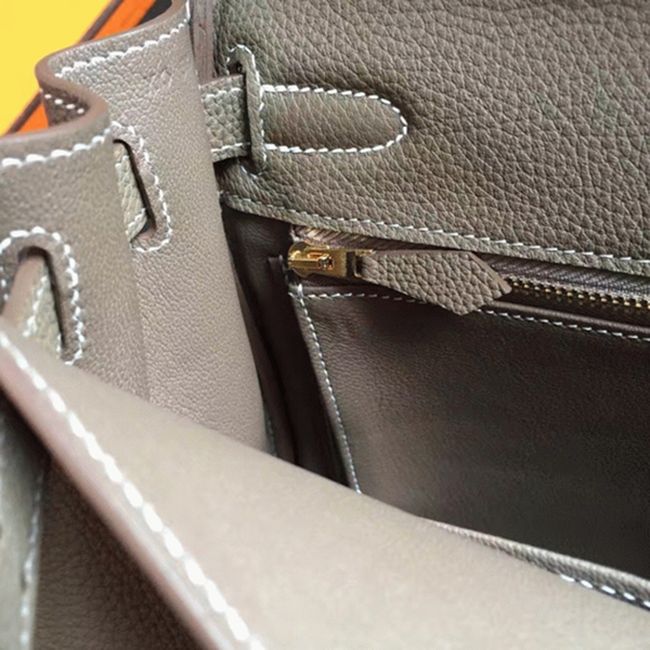 Etoupe Hermes Birkin 30cm Designer-Inspired Replica angle 5