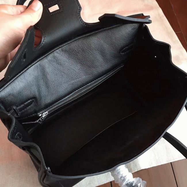 Black Hermes Birkin 25cm Superior Replica angle 2