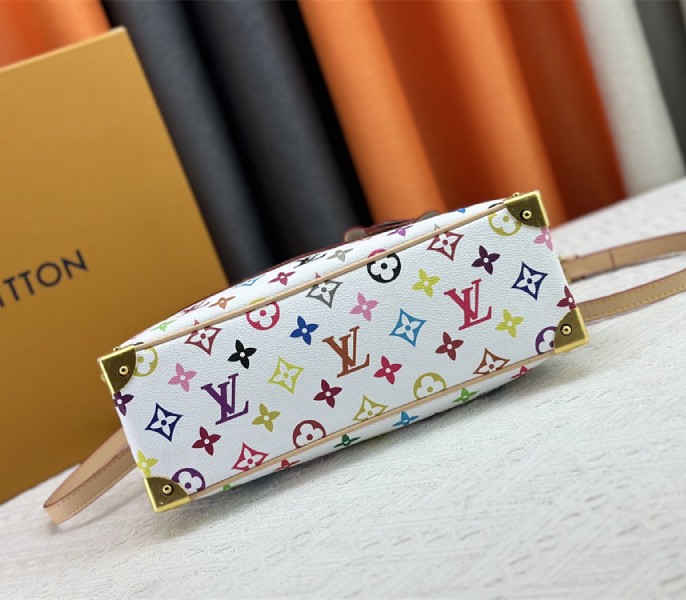 Louis Vuitton X TM Multicolored East West In White angle 5