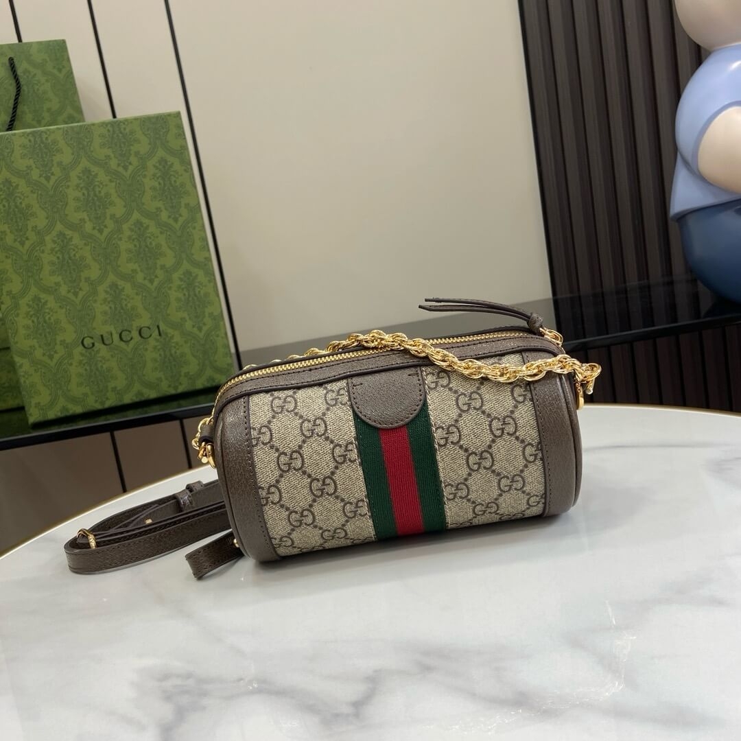 GG OPHIDIA MINI SHOULDER BAG angle 3