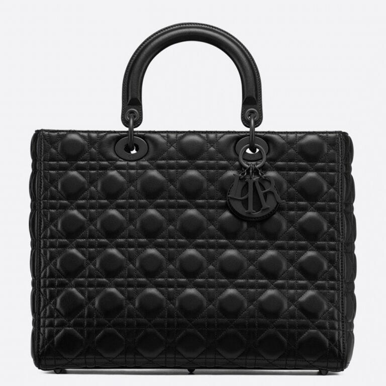 Dior Lady Dior Large Bag Knockoff in Black