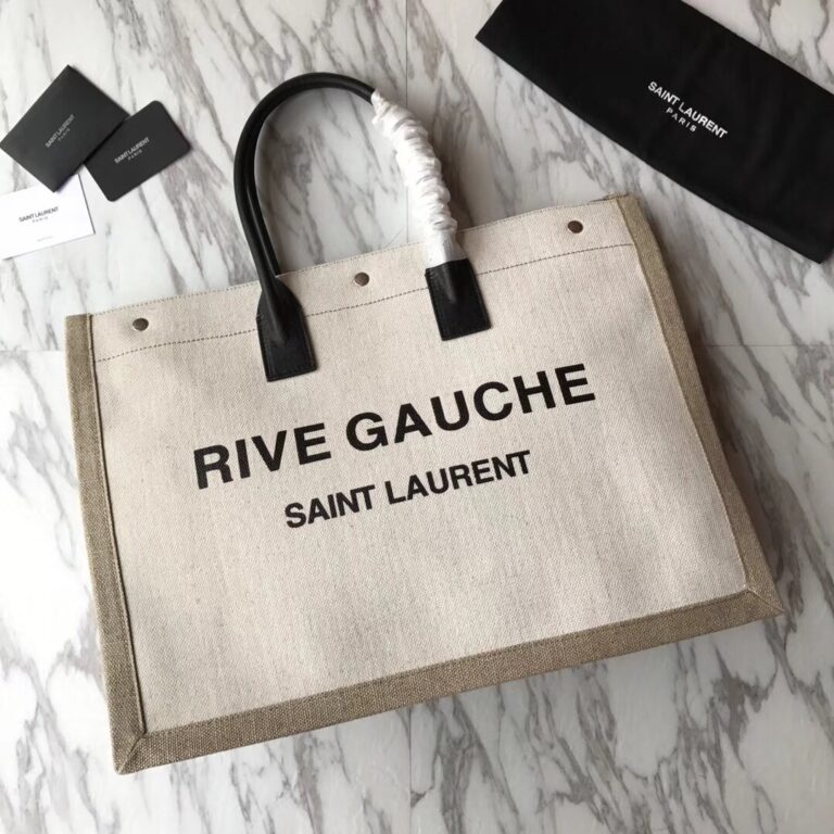 RIVE GAUCHE TOTE BAG IN CANVAS