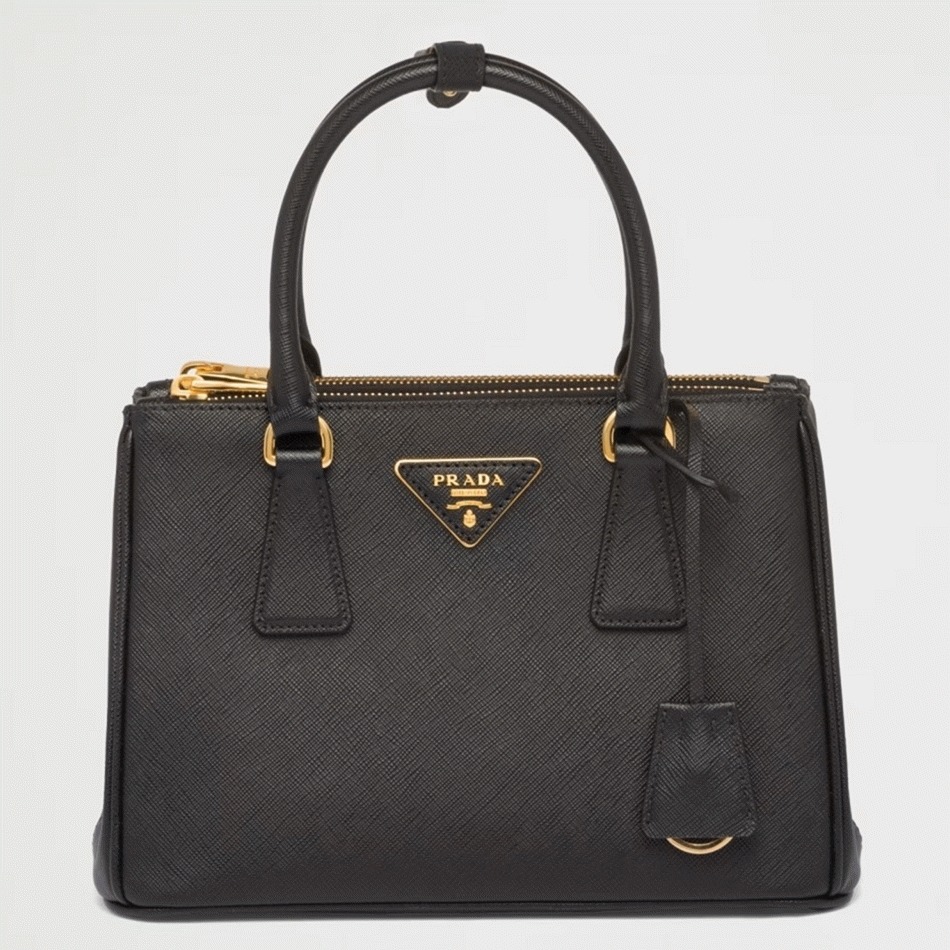 Black Prada Galleria Small Bag Fake