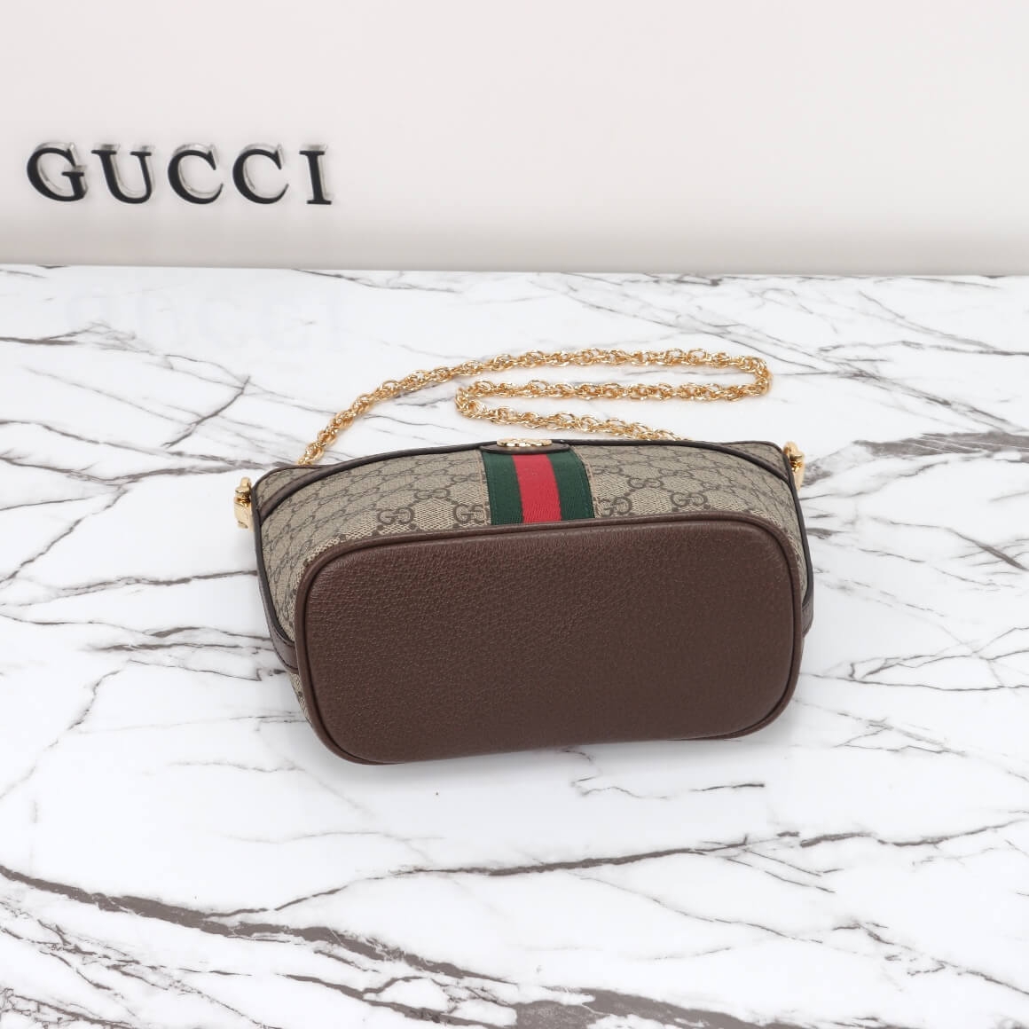 OPHIDIA GG mini shoulder bag angle 3