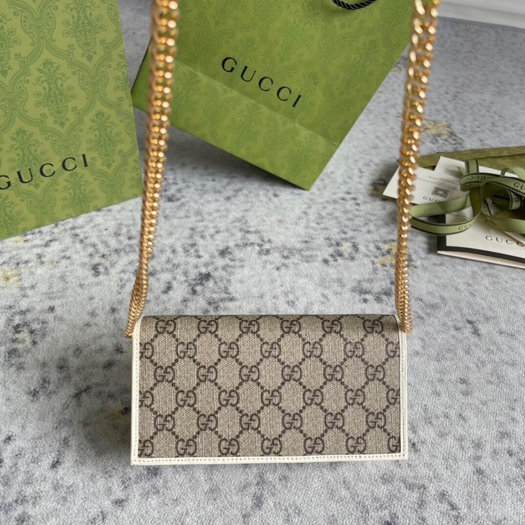 Gucci Horse Buckle 1955 Chain Wallet angle 3