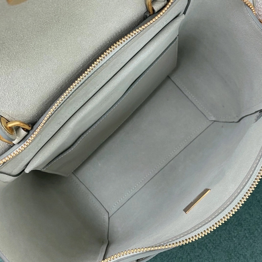 Celine Micro Belt Bag Knockoff in Vert D eau angle 2