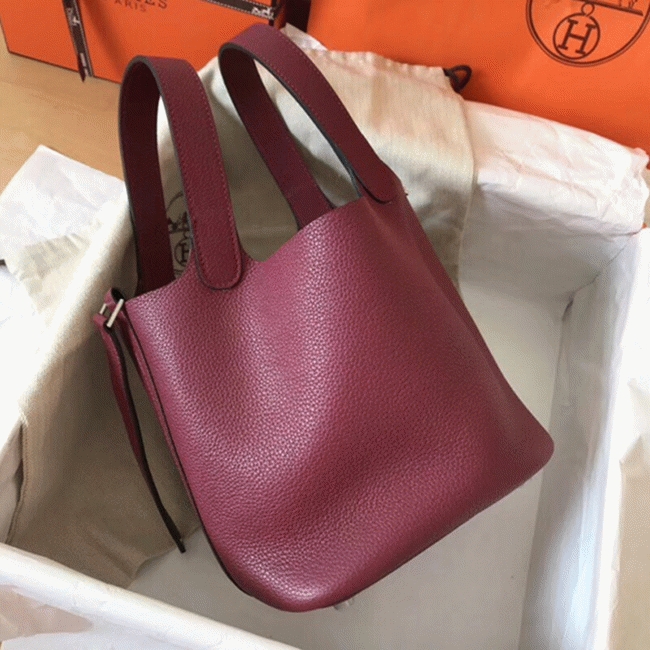 Ruby fake Hermes Picotin Lock 22cm handbag angle 5