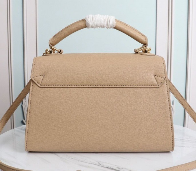 Louis Vuitton Twist One Handle MM Handbag In Beige angle 3