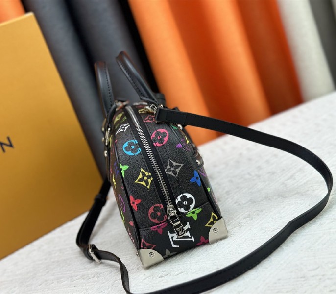 Louis Vuitton X TM Multicolored East West In Black angle 3