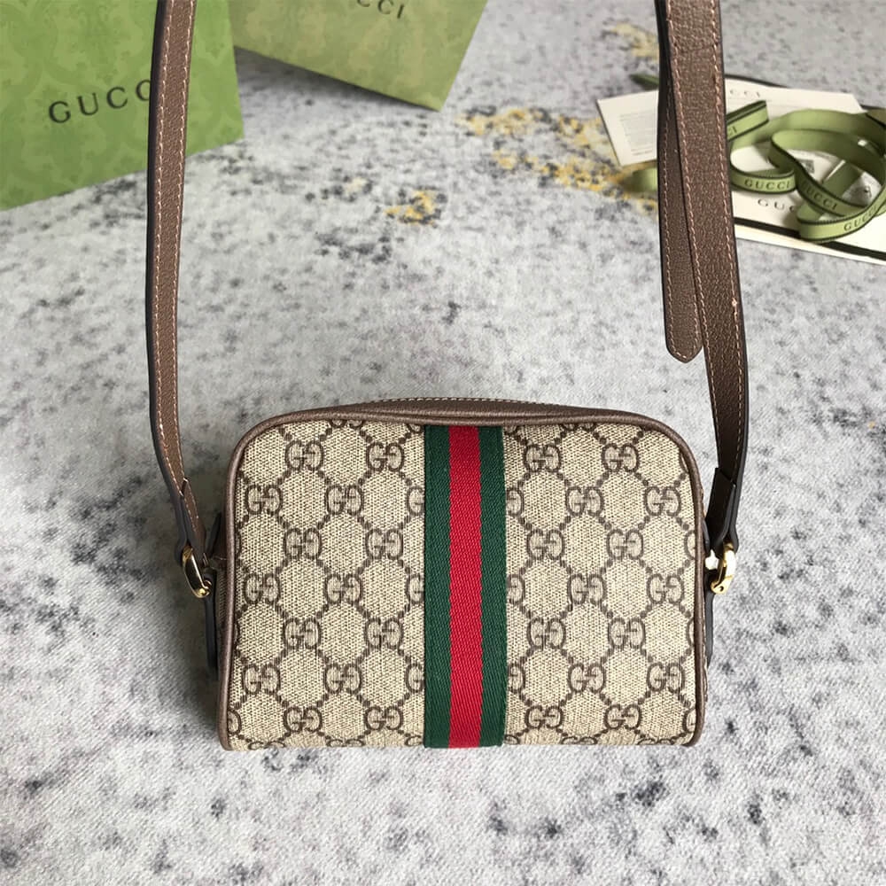 Ophidia GG Supreme mini bag angle 2