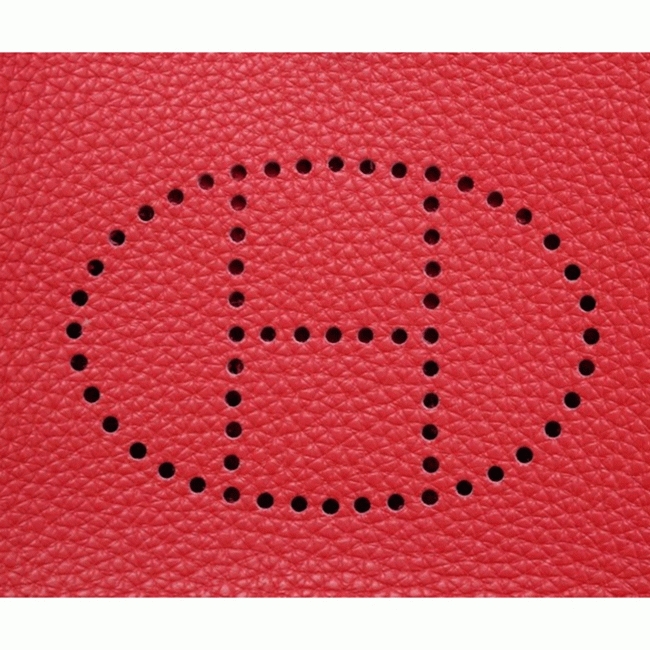 Red Evelyne II TPM Messenger Bag Replica Hermes Compact Purse angle 5