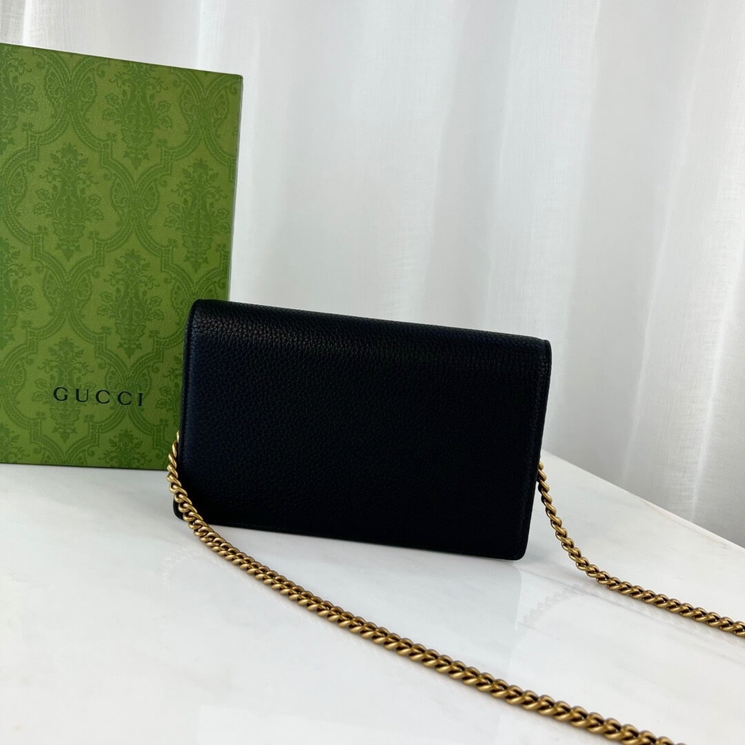 GG Marmont chain wallet angle 4