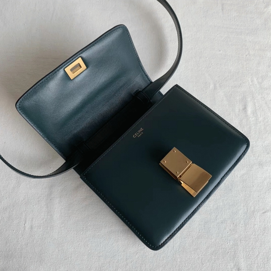 Top Quality Replica Celine Classic Box Small Bag In Amazone angle 2