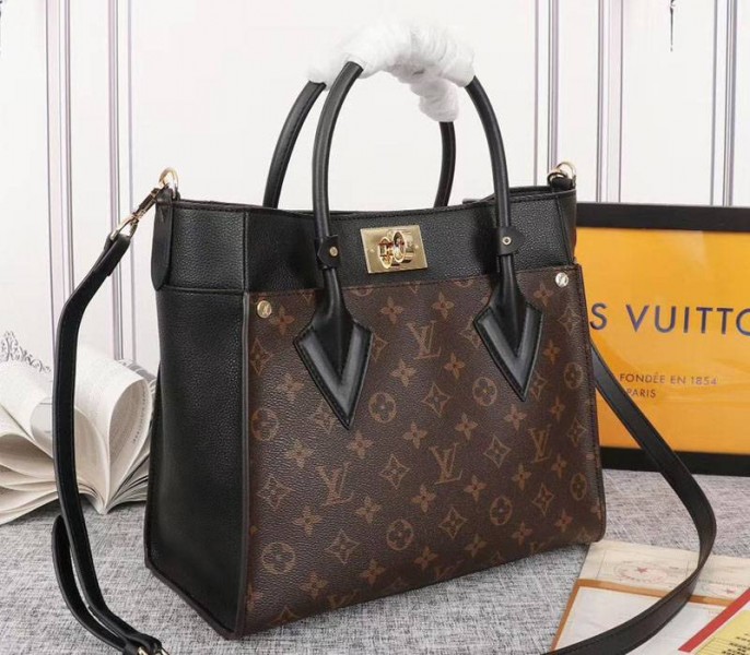 Louis Vuitton Monogram Canvas On My Side Bag angle 2