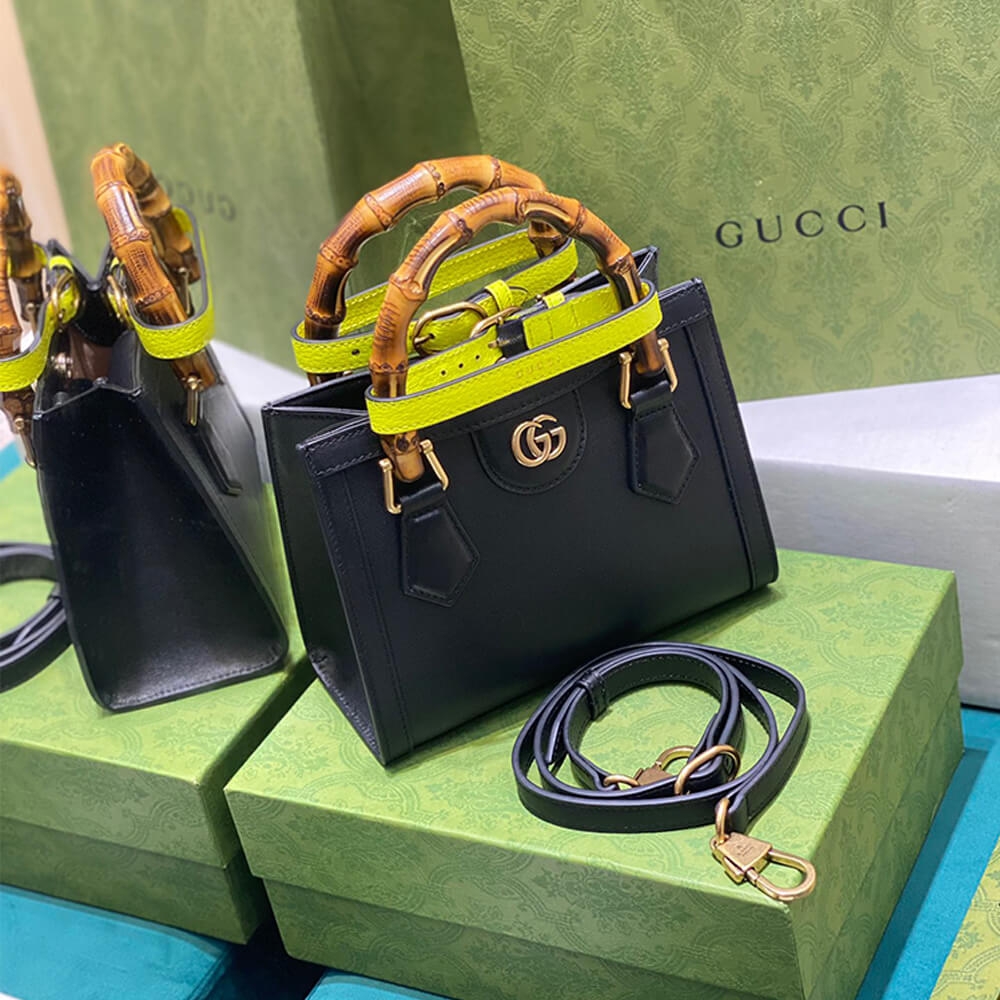 Gucci Diana mini tote bag angle 3
