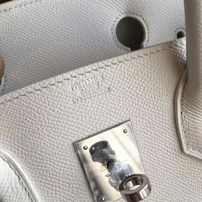 White High Quality Replica Hermes Birkin 35cm Purse angle 4