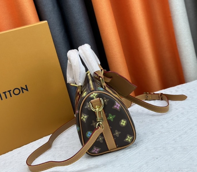 Louis Vuitton Monogram Craggy Keepall Travel 25 Bag In Chocolate angle 4