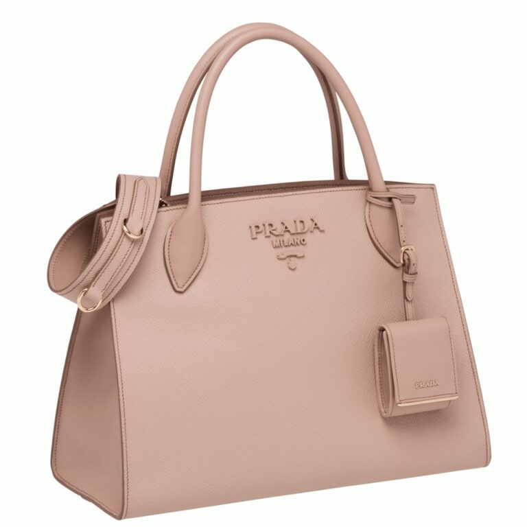 Prada Monochrome Medium Bag Best Replica in Nude