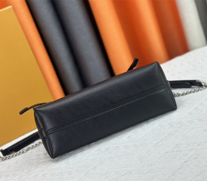 Louis Vuitton X TM CarryAll Vibe BB In Black angle 5