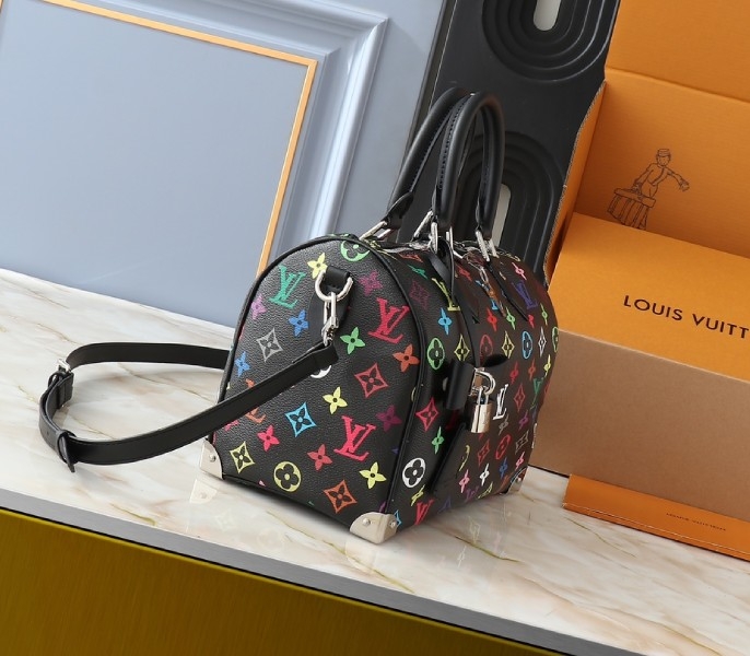 X TM Multicolored Speedy Bandouliere 25 In Black angle 3