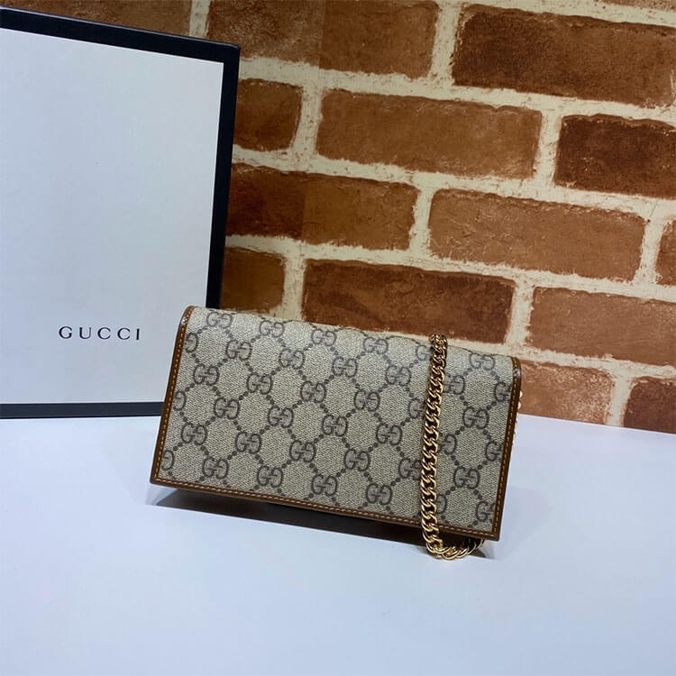 Gucci Horsebit 1955 Wallet With Chain angle 3