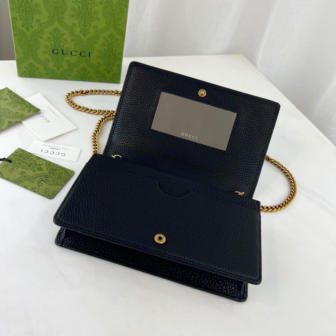 GG Marmont chain wallet angle 5