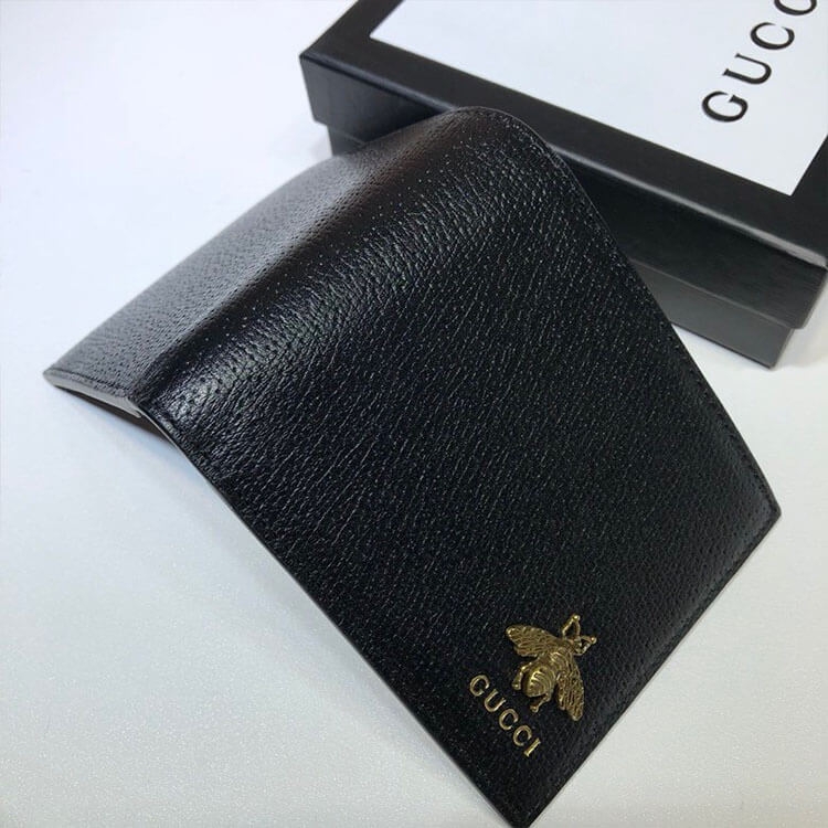 Gucci Animalier Leather Wallet angle 5