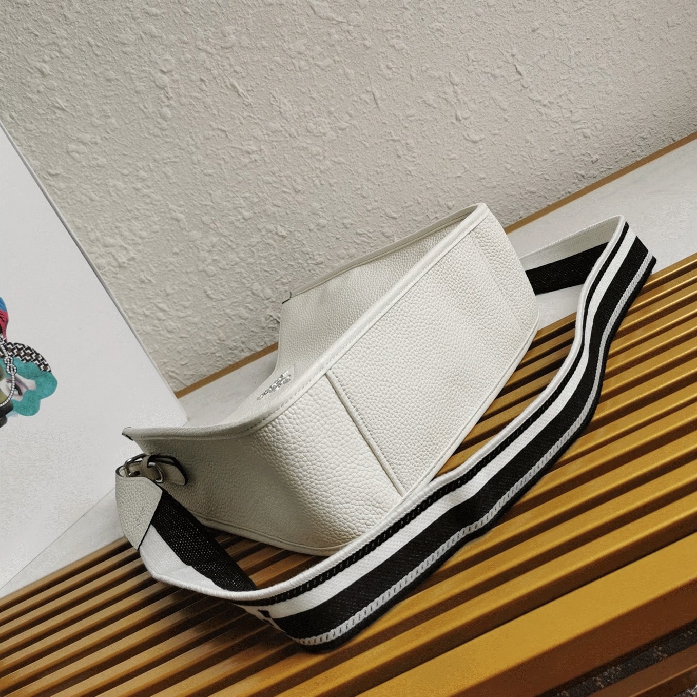 Prada Hobo Bag Knockoff in White angle 5