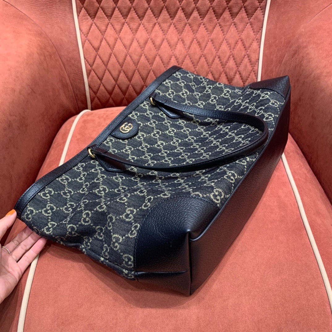 Denim Tote bag angle 3