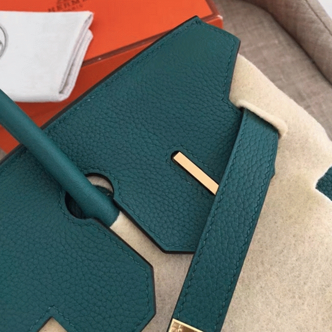 Malachite AAAAA Quality Hermes Birkin 35cm Copy angle 2