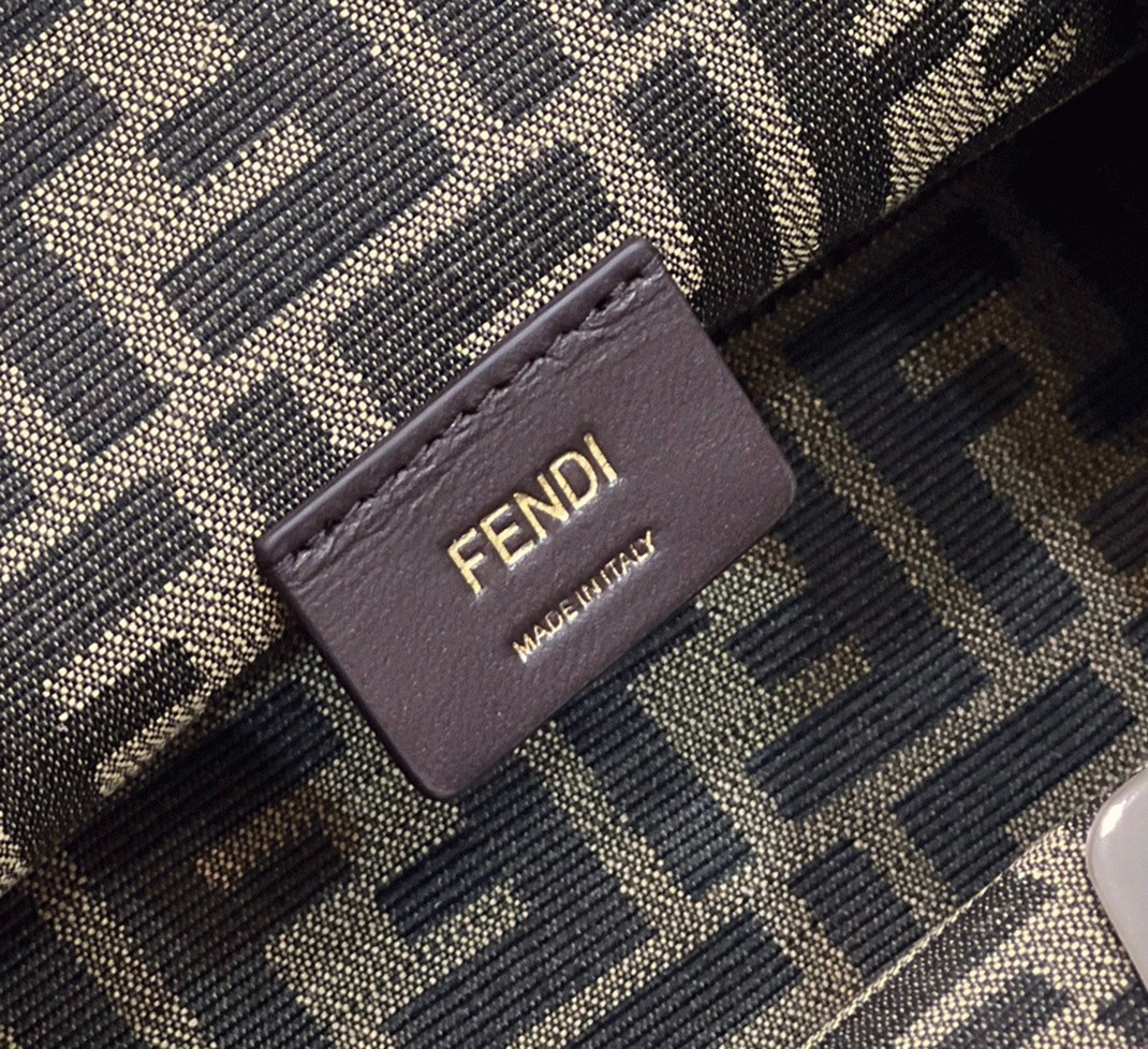Top Quality Knockoff Fendi First Small Bag In Silver angle 2
