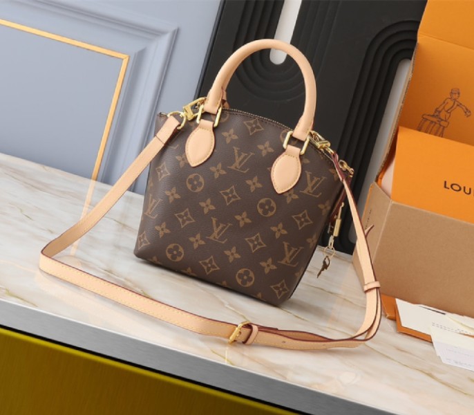 Louis Vuitton Monogram Canvas Lockit BB Bag angle 2