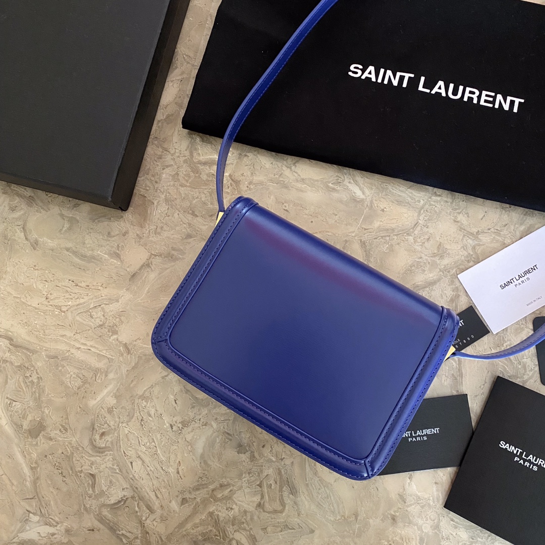 SOLFERINO SMALL SATCHEL IN LACQUERED AYERS angle 4