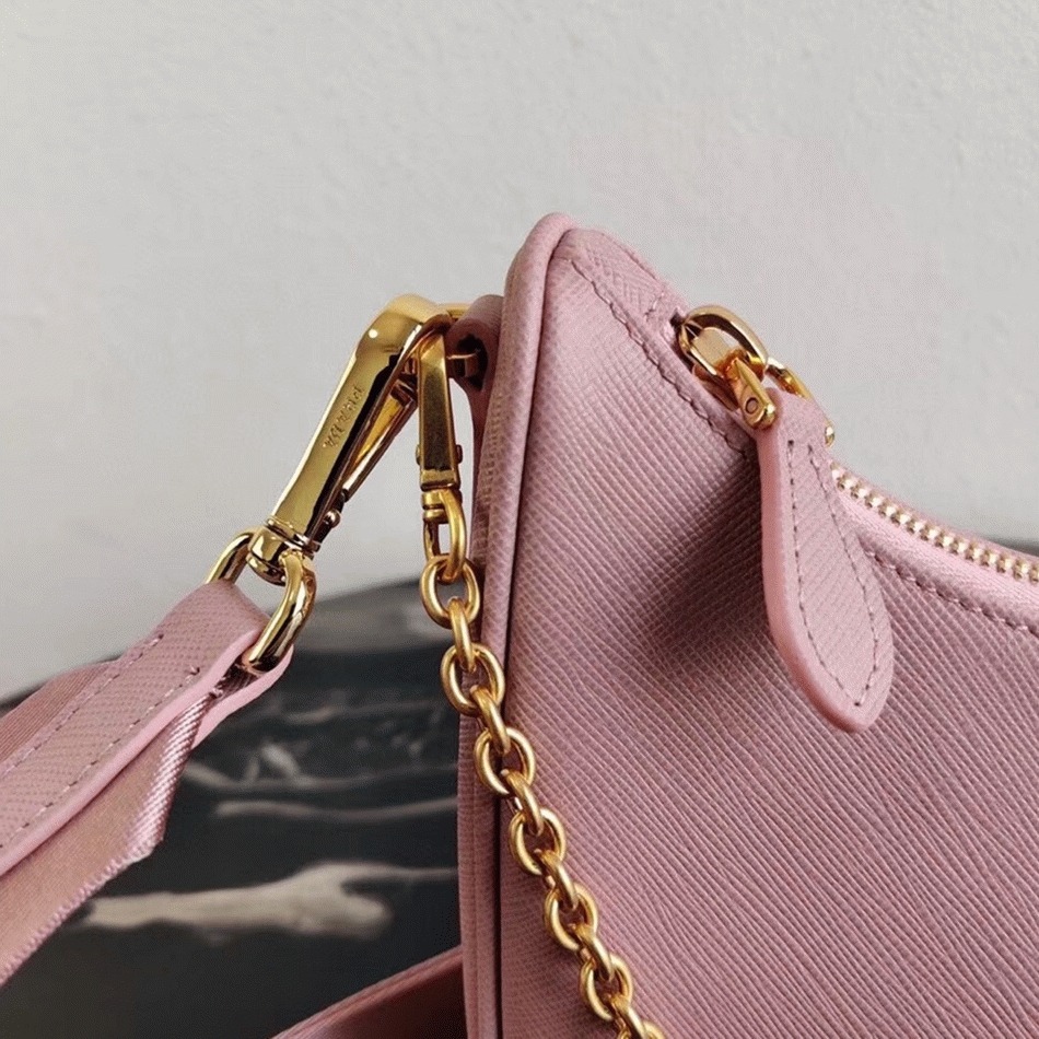 Prada Re-Edition 2005 Shoulder Bag Replica in Pink angle 2