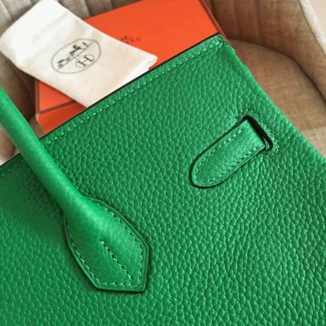 Bamboo Tone Knockoff Hermes Birkin 30cm Purse angle 4