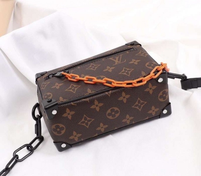 Louis Vuitton Monogram Canvas Mini Soft Trunk Black Bag angle 4
