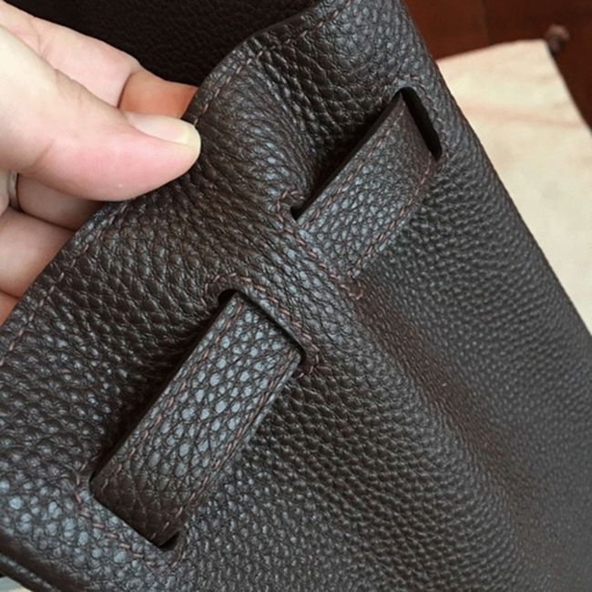 Cafe Color AAA Hermes Birkin 30cm Counterfeit Bag angle 2