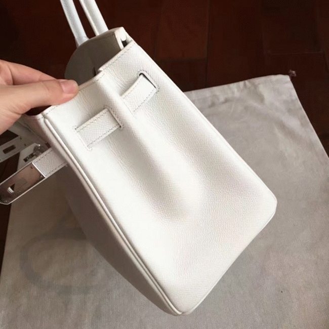 White High Quality Replica Hermes Birkin 35cm Purse angle 3