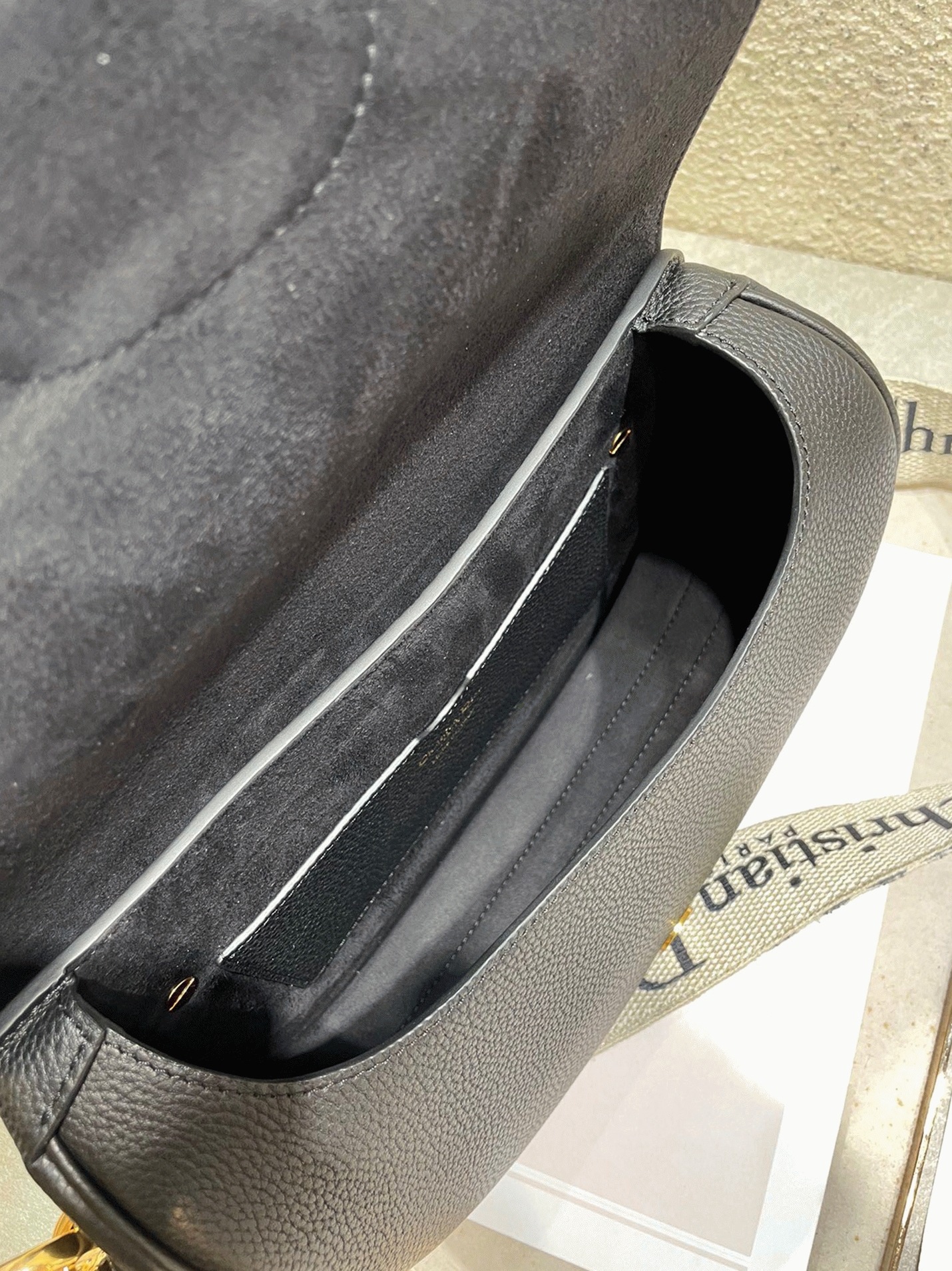 Dior Bobby Large Bag Imitation in Black angle 4