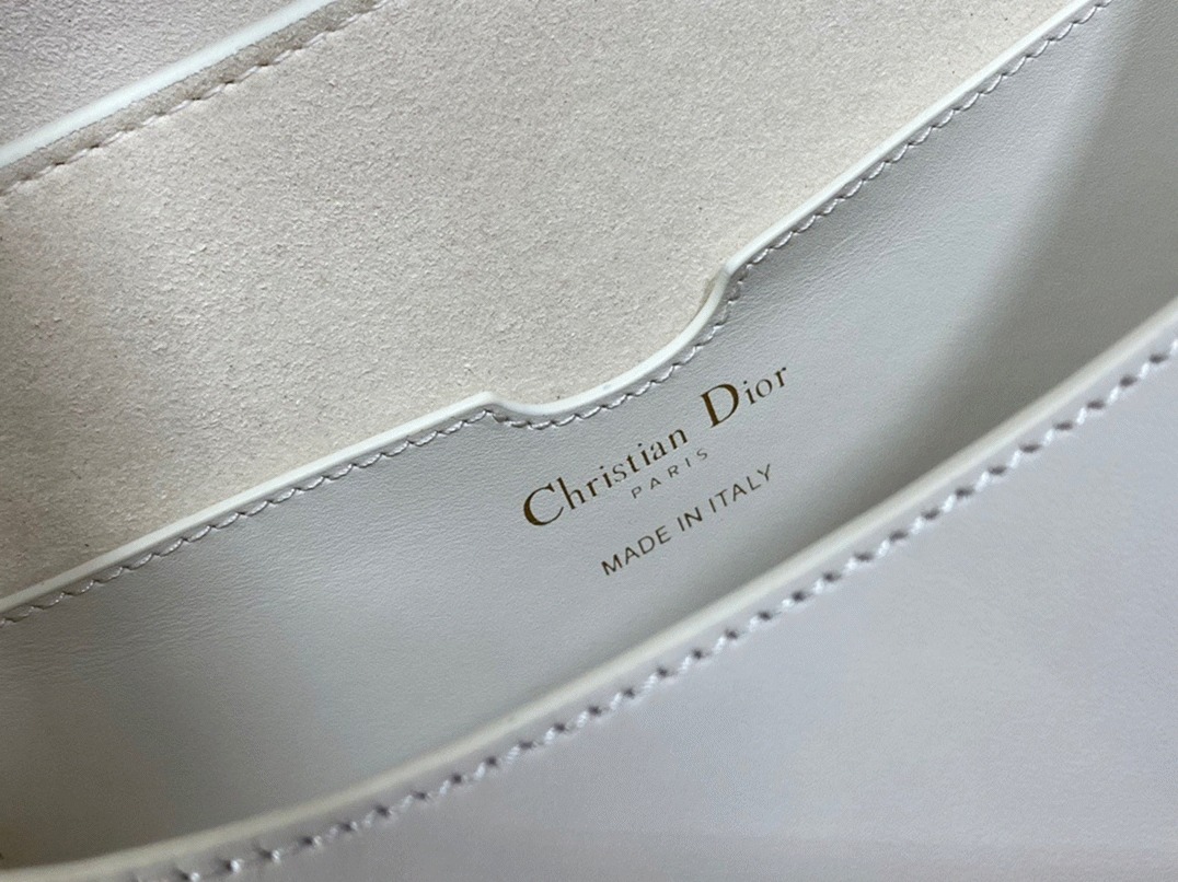 Dior Bobby Large Bag Replica in White angle 3