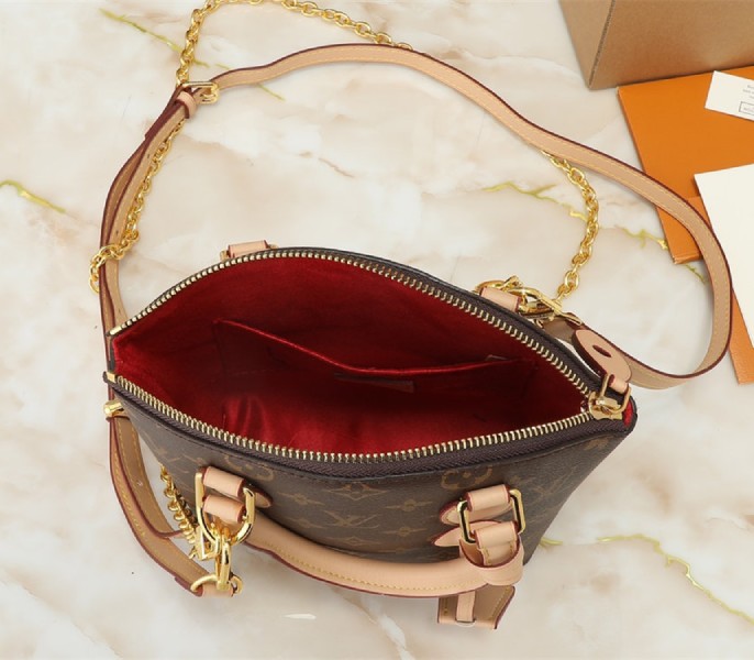 Louis Vuitton Monogram Canvas Lockit BB Bag angle 3