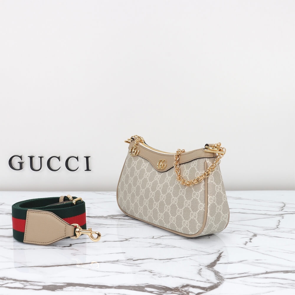 OPHIDIA GG small handbag angle 2
