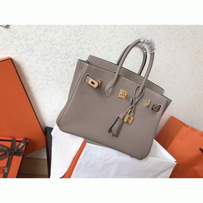 Tourterelle Hermes Birkin 25cm AAAAA Replica Handbag angle 4
