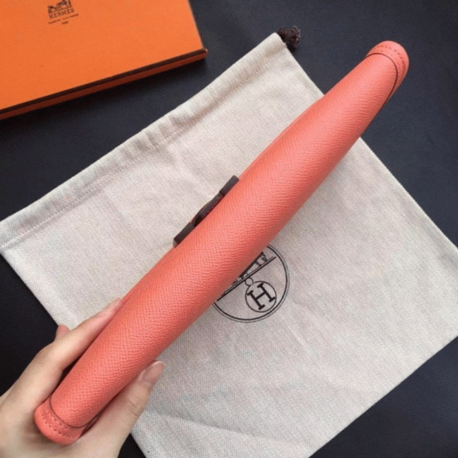 Crevette 1:1 Replica Hermes Jige Elan 29 Soft Pastel Clutch angle 4