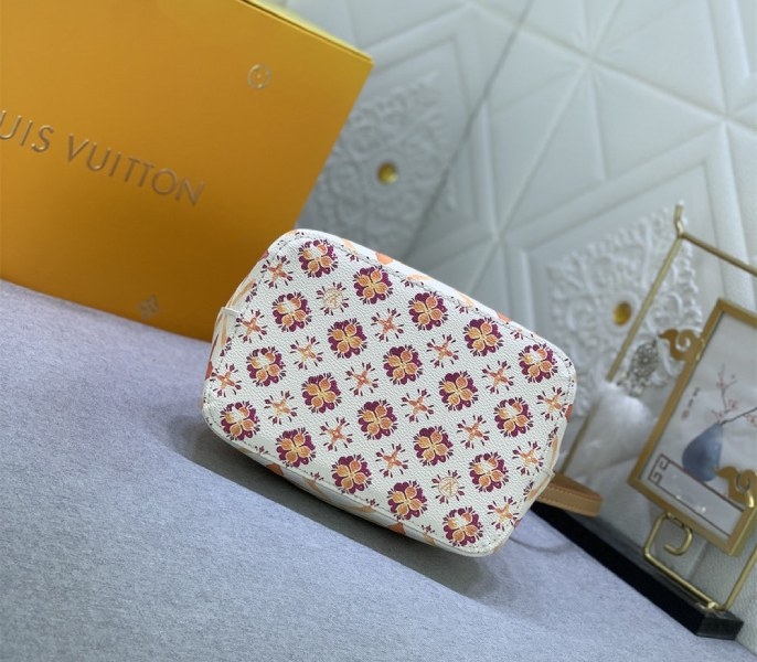 Louis Vuitton LV By The Pool Monogram Tiles Canvas NeoNoe BB Bag In Coral angle 4