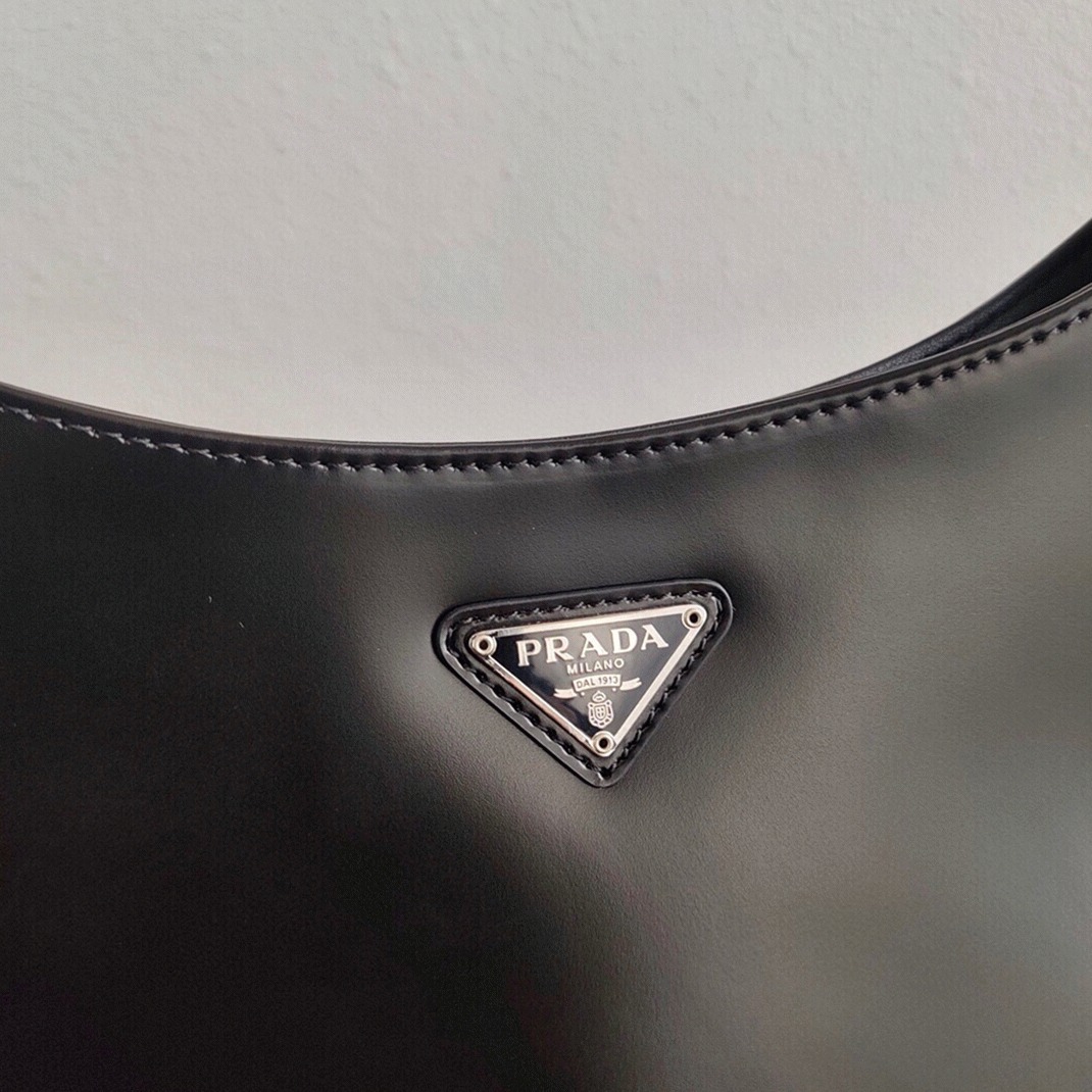 Black Prada Cleo Small Bag Knockoff angle 5