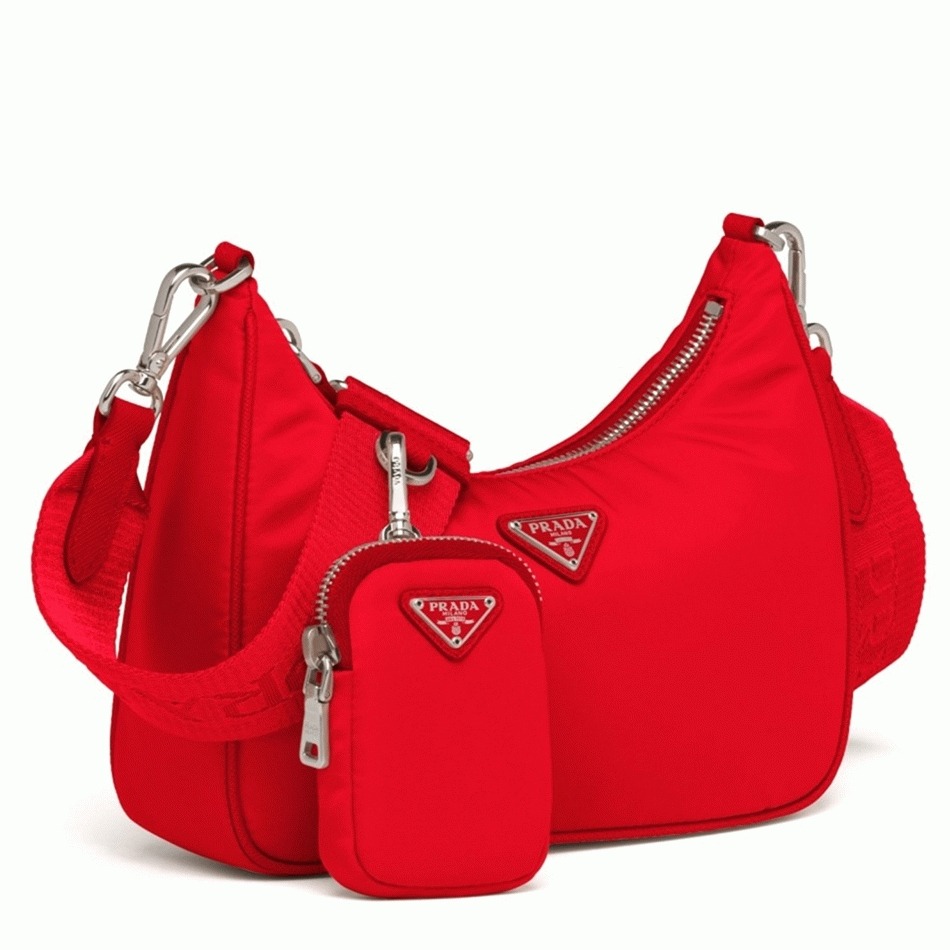 Prada Re-Edition Shoulder Bag Replica in Red