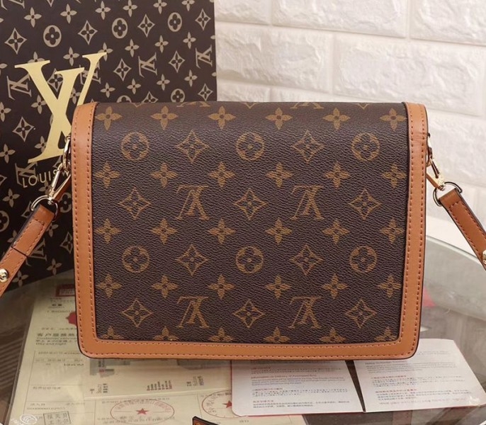 Louis Vuitton Monogram Canvas Dauphine Bag angle 3