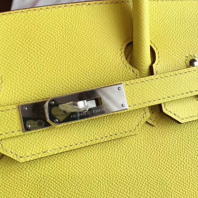 Jaune Shade Luxury Replica Hermes Birkin 35cm Tote angle 5